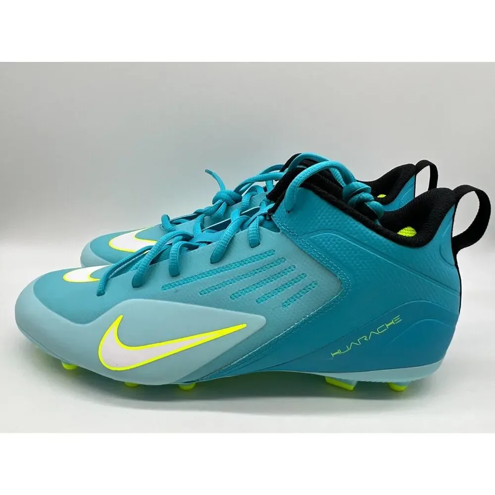 Nike Alpha Huarache 8 Varsity Lax Turquoise Lacrosse CZ6558-400 Men's 11.5